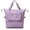 Light purple, variant on LOVECM Foldable Dry/Wet Separation Travel Bag, Large Capacity Folding Travel Bag, Weekender Overnight Travel Duffel for Women, Foldie Expandable Tote Gym Bag