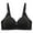 Black, variant on Women's Comfortable Sexy Transparent Bra Convertible Shoulder Straps Wireless Backless Support Soft Breathable Seamless