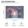 thumbnail image 3 of Hirioo Dreamy Forest Elf for Paper Reusable Cosmetic Bag Zipper Encouragement Travel Pouch Toiletry Bag for Women Girls, 3 of 7