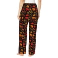 thumbnail image 3 of Uemuo Animal Pattern Women's Wide Leg Palazzo Lounge Pants with Pockets Light Weight Loose Comfy Casual Pajama Pants-X-Large, 3 of 9