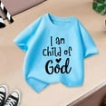 thumbnail image 4 of Kids Shirts For Girls Letter Short Sleeve Shirts For Girls Loose Soft Summer Clothing Shirts For Girls 2-4 Years Cute&nbsp;Girl&nbsp;Clothing, 4 of 4