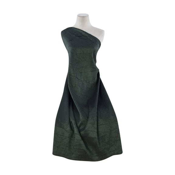 Zelouf Two Tone Crushed Tafetta  , Sewing, DIY, Crafts Fabric by the Yard, Spanish Olive, 3 Yard