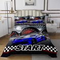 thumbnail image 1 of Erosebridal Teens Racing Car Coverlet Set King,Extreme Sports Bedding Set,Fast Car Decor,Ultra Soft,3 Pieces, 1 of 5