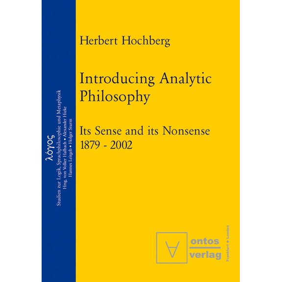 Logos Introducing Analytic Philosophy, Book 3, (Paperback)