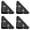 Black, variant on Triangle File Corner Clip Page Corner Holder Book Corner Protector for Document Paper Book Page Anti Curling Storage