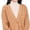 Beige, variant on Collar Layering Top Solid Color Half High Neck Shirt for Women Casual Style Attachable