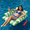 Green, variant on 4 in 1 Ultra Lounge System Float, 4-in-1 Inflatable Water Hammock — Pool Floating Lounge Chair & Swimming Bed, for Summer Water Swimming Beach Party Raft Mat Recliner Saddle