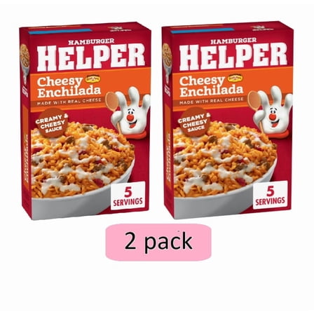 Hamburger Helper Cheesy Enchilada Rice, 7.5 oz Box
