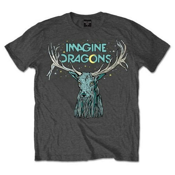Imagine Dragons Unisex T-Shirt Elk in Stars (Small)