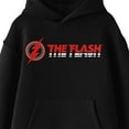 thumbnail image 2 of The Flash Movie Red Logo Youth Boys Black Hoodie-XL, 2 of 4