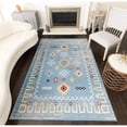 thumbnail image 1 of Rugs America Bradford KH60B Gabbeh Blue Tribal Moroccan blue Area Rug, 8'x10', 1 of 5