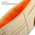 thumbnail image 2 of Luckybay Car Visor Organizer, Auto Interior Accessories, Car Truck SUV Storage Pouch Holder, with Multi-Pocket Net Zipper (Beige), 2 of 6