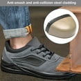 thumbnail image 4 of Safety Shoes Men'S Work Shoes Cushioning Work Trainers Lightweight Anti-Smashing Steel Toe Shoes EU 36-46, 4 of 7