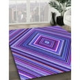 thumbnail image 2 of Ahgly Company Indoor Rectangle Patterned Bright Purple Area Rugs, 7' x 9', 2 of 6