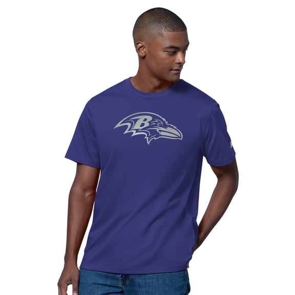 Men's-Starter  Purple Baltimore Ravens Thursday Night Gridiron T-Shirt