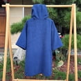 thumbnail image 3 of WXFAZCVU Girls Cover Up Swimming Beach Fashion Full Zip Hooded Capes Bathrobes Going Out Size 7-14 Years, 3 of 4