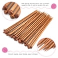 thumbnail image 6 of Zyyini 36PCS Bamboo Knitting Needles Set, Single Pointed Carbonized Knitting Needles, 18 Sizes from 2.0mm-10.0mm, 9 Inches Length for Handmade Creative, 6 of 9