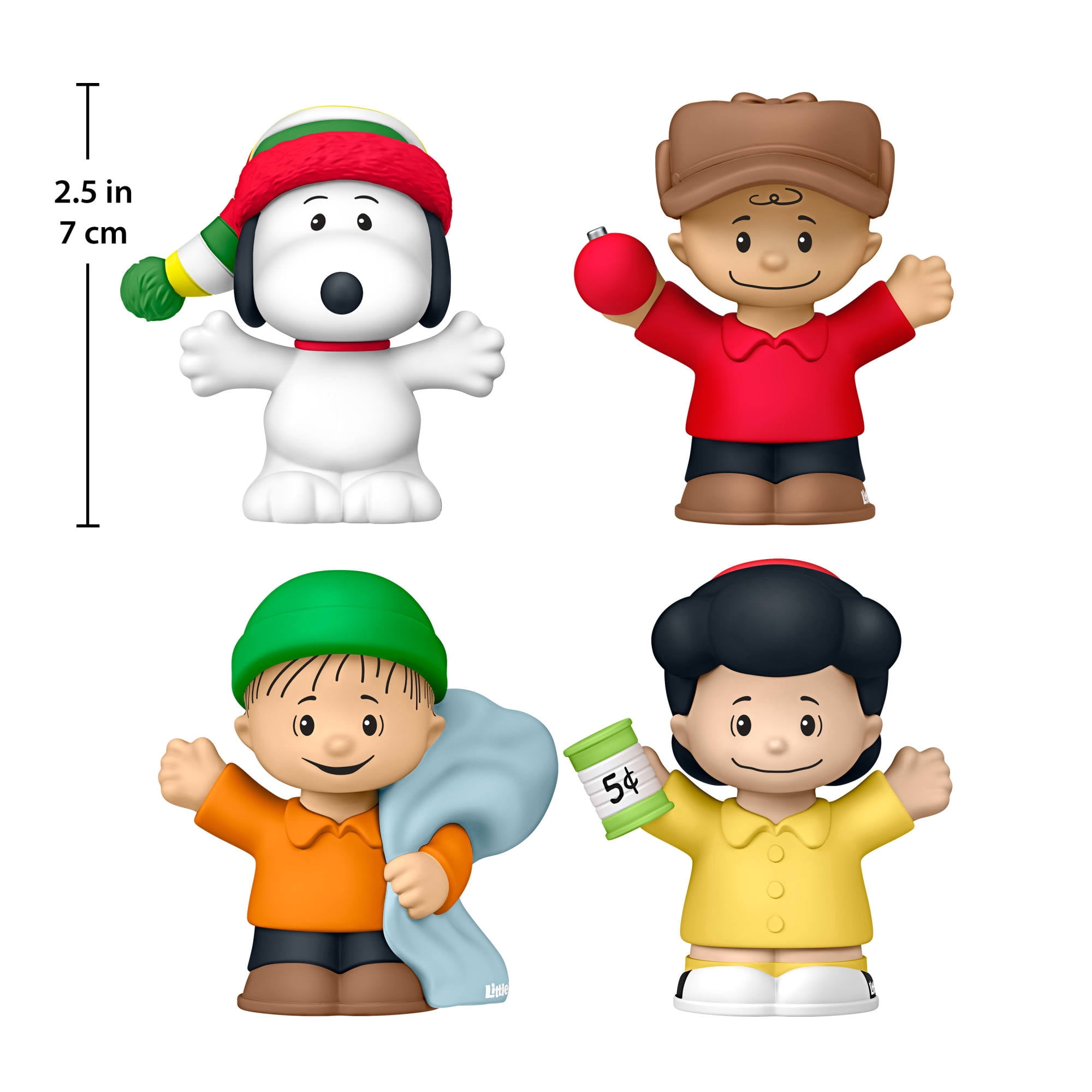 Little People Collector A Charlie Brown Christmas Special Edition Set for Fans, 4 Figures