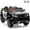 black, variant on Kids Ride On Police Car 12V Electric Truck for Toddlers Battery Powered Ride On Toy with Remote Control, Intercom, Flashing Light&Led Lights, Handle, Spring Suspension, Music