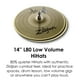 thumbnail image 5 of Set de platillos Zildjian L80 Low Volume LV468 Hi-Hats de 14 pulgadas + 16 pulgadas+ 18 pulgadas Crash Ride, 5 of 5