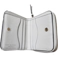 thumbnail image 4 of Tory Burch 146463 Thea New Ivory White With Gold Hardware Pebbled Leather Women's Bifold Wallet, 4 of 4