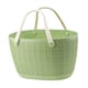 thumbnail image 2 of Cesta de ducha con asas, cesta de almacenamiento para el hogar, bolsa de mano para productos de limpieza, cesta de baño para bolso de playa Verde 37x345x27cm, 2 of 8