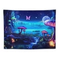 thumbnail image 5 of ONETECH  Fantasy Forest Tapestry Aesthetic Moon Tapestry Butterfly Tapestries Galaxy Space Tapestry Wall Hanging for Bedroom Living Room, 5 of 7