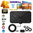 thumbnail image 1 of Antena de TV interior digital 4K de 3600 millas, antena de TV digital DVB-T HD para más canales, negra JM, 1 of 5