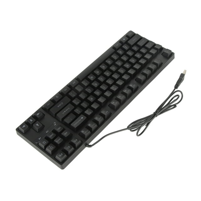 Clavier mécanique, 87 Clés USB Bouchon de clavier filaire et jouer clés courbes pour ordinateur