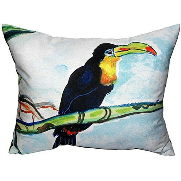 Betsy Drake NC550 16 x 20 in. Toucan No Cord Indoor & Outdoor Pillow