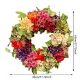 thumbnail image 3 of Spring Summer Peony Hydrangea Farmhouse Welcome Wreath for Front Door Indoor Outdoor Wedding Decoration, 3 of 9