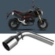 thumbnail image 4 of Tubo medio de escape ANGGREK Acero inoxidable plateado para motocicleta, 4 of 7