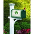 thumbnail image 3 of Spring St Patricks Day Mailbox Covers Magnetic Standard Size,Decorative Post Letter Numbers Box Wrap Decoration Covers Accessories for Garden Yard Décor,Green Shamrock Clover Buffalo Plaid Check, 3 of 6