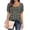 Dark orange, variant on Short Sleeve Summer Floral Print Casual Square Neckline Women Pleated Blouse Tops