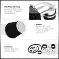 thumbnail image 3 of AJP Distributors Cold Air Short Ram Intake CAI SRI Induction System Polish Aluminum Piping Kit + Heat Shield Filter Compatible/Replacement For Cadillac CTS-V 6.2L V8 2009 2010 2011 2012 2013 2014 2015, 3 of 6