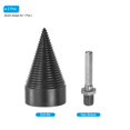 thumbnail image 3 of Uxcell 50mm Firewood Log Splitter Drill Bit Removable Drill Bits Hex Shank Electric Drills Screw Cone Driver, 3 of 6