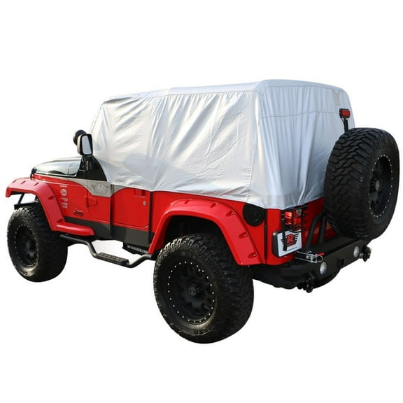 Rampage by RealTruck Cab Covers for Jeep Wrangler YJ/TJ | Multiguard, Waterproof | 2261 | Compatible with 1992 - 2006 Jeep Wrangler TJ