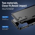 thumbnail image 3 of shiyou-for Samsung Galaxy A16 5G Case with Screen Protector,Slim Fit Bumper Hybrid Heavy Duty Dual Rugged Shockproof Armor Protection Back Cover Protective Phone Case for Samsung A16 5G (A16 Black), 3 of 4