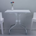 thumbnail image 2 of Forza Square Folding Table Color: White, 2 of 2