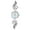 Silver, variant on Fashion Metal Strap Women Watch, Explorer's World Cartography Fabric Timepiece Quartz Watch Metal Strap Sexless Simple Business Watch