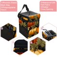 thumbnail image 2 of Thanksgiving Pumpkin Foldable Car Trash Bin with Lid, Leak-Proof Mini Trash Can, Hanging Storage Bag for Car, 2 of 6