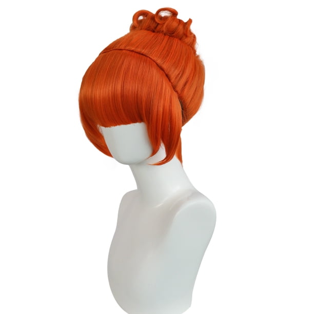 Peluca para cosplay Lucys, disfraz de anime para fiesta de Halloween, 25 cm