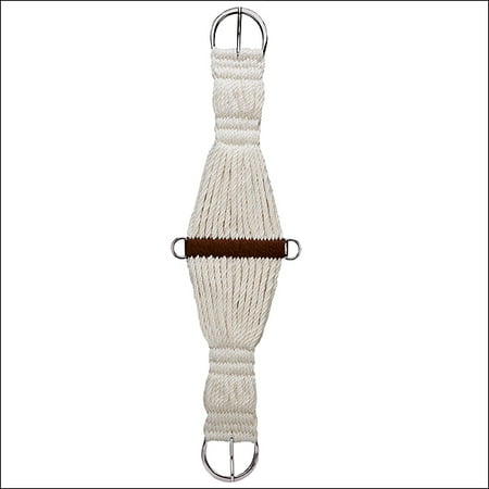 Cinch Natural - 34 inch WEAVER LEATHER NATURAL MOHAIR BLEND 27 STRAND ROPER CINCH GIRTH