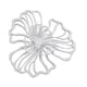 thumbnail image 2 of Arte de pared con flores, escultura de pared con flores, letrero de pared, arte colgante de pared con flores, arte de pared Blanco Grande, 2 of 9