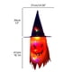 thumbnail image 3 of Sombreros de bruja fantasma iluminados para colgar en Halloween, cadena de luces LED, decoración colgante para Halloween, árbol exterior, porche y patio, 3 of 10