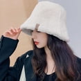 thumbnail image 4 of Women‘s Winter Faux Fur Fuzzy Warm Bucket Hat, 4 of 8