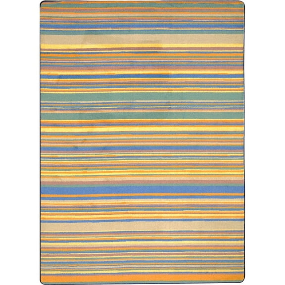 Joy Carpets Kid Essentials Latitude 5'4" x 7'8" Area Rug in Color Tropics