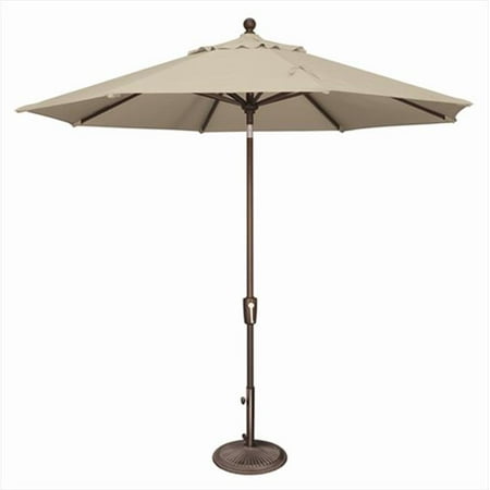 Simplyshade 9 Ft Octagon Push Button Tilt Market Umbrella Antique Beige Walmart Canada