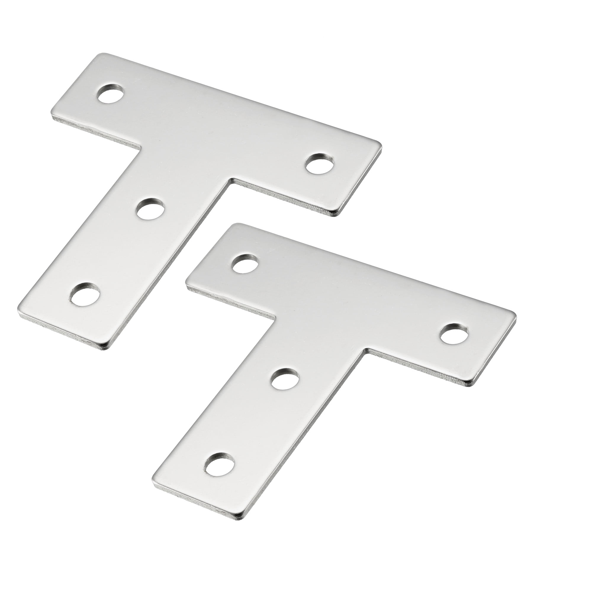 2PCS Stainless Steel Flat Straight Brackets Mending Plates Repair Fixing Joining 
