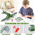 thumbnail image 4 of Metal Model Airplane Building Toys -DIY Building STEM Projects Toys for Kids Boys Girls,Assembly Jet Kits for Kids,Assembly Science Kit Model Plane Birthday Gift Toys for Kids 8-12 Years, 4 of 9